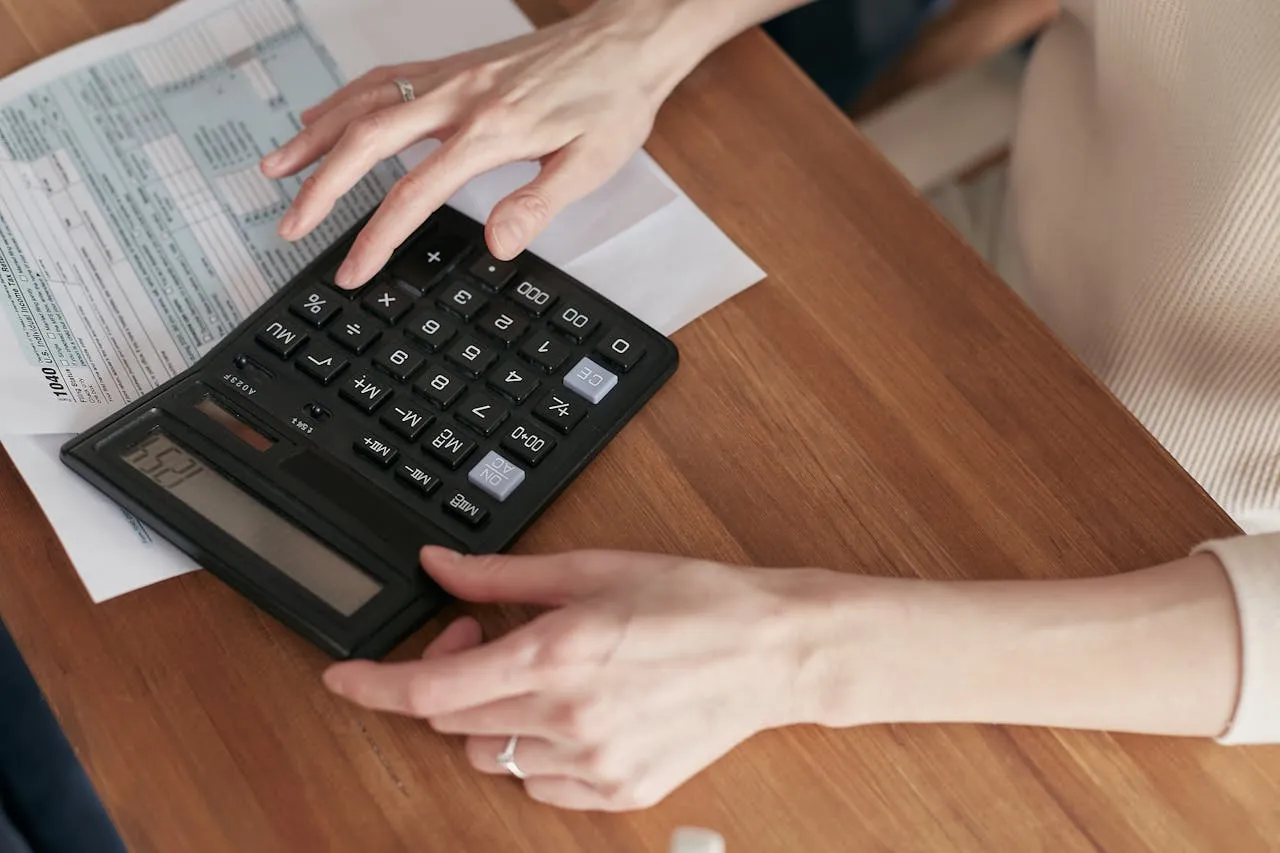 A patient reviewing a medical invoice